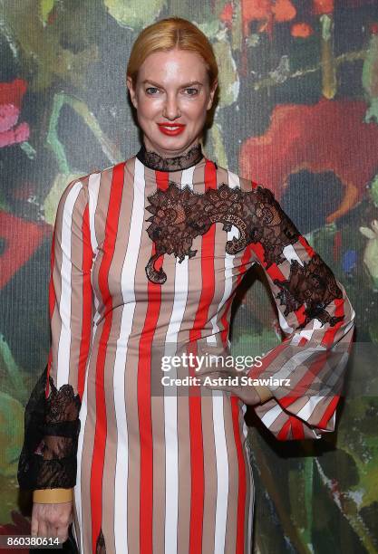 Polina Proshkina attends 2017 'Take Home A Nude' art party and auction at Sotheby's on October 11, 2017 in New York City.