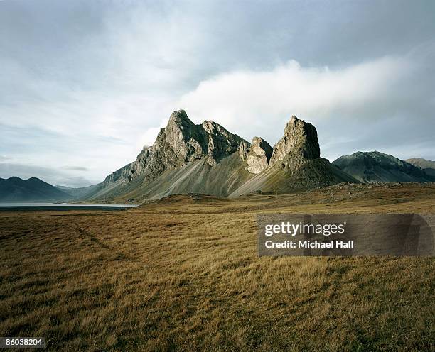 hvalnes, east iceland - volcanic landscape stock pictures, royalty-free photos & images