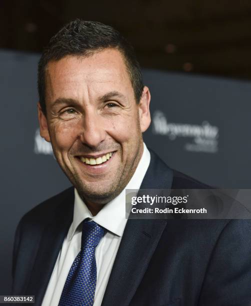 Actor Adam Sandler attends screening of Netflix's "The Meyerowitz Stories " at Directors Guild Of America on October 11, 2017 in Los Angeles,...