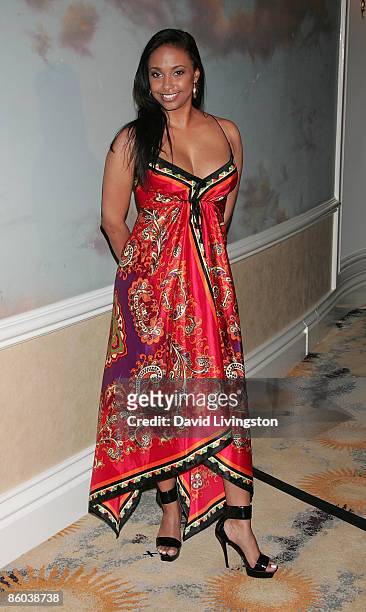 Actress Jazsmin Lewis attends the Jenesse Silver Rose Gala and Auction at the Beverly Hills Hotel on April 19, 2009 in Beverly Hills, California.