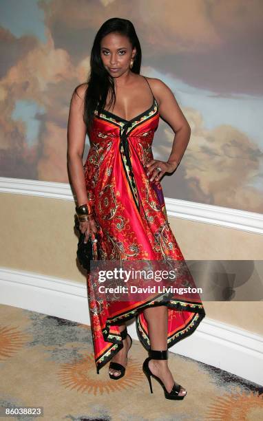 Actress Jazsmin Lewis attends the Jenesse Silver Rose Gala and Auction at the Beverly Hills Hotel on April 19, 2009 in Beverly Hills, California.