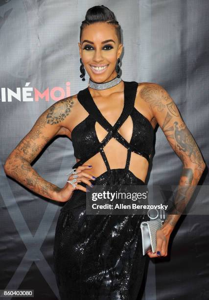 Model AzMarie Livingston attends the 4th Annual CineFashion Film Awards at El Capitan Theatre on October 8, 2017 in Los Angeles, California.