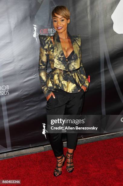 Erica Peeples attends the 4th Annual CineFashion Film Awards at El Capitan Theatre on October 8, 2017 in Los Angeles, California.