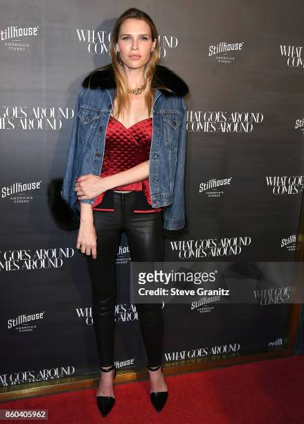 Sara Foster arrives at the What Goes Around Comes Around One Year Anniversary at What Goes Around Comes Around on October 11, 2017 in Beverly Hills,...
