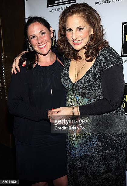 Actresses Ricki Lake and Kathy Najimy arrive at "Back to Bacharach and David" - Opening Night at Henry Fonda Theatre on April 19, 2009 in Hollywood,...