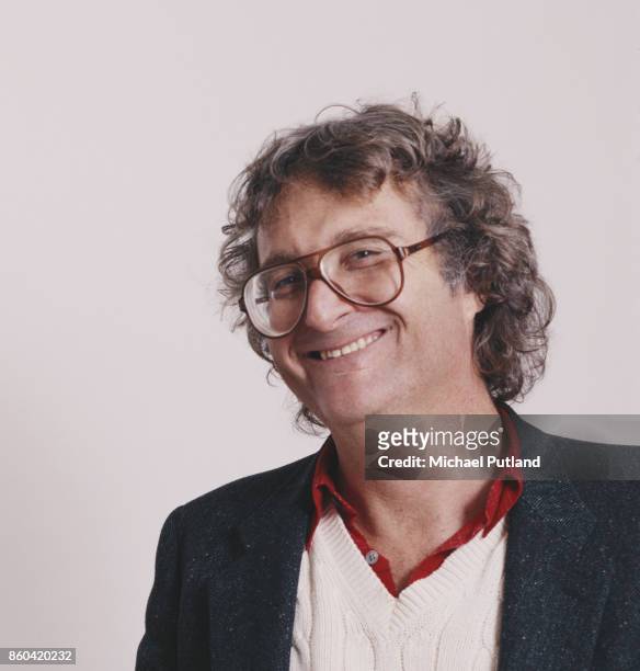 American singer-songwriter and musician Randy Newman, London, UK, 1988.