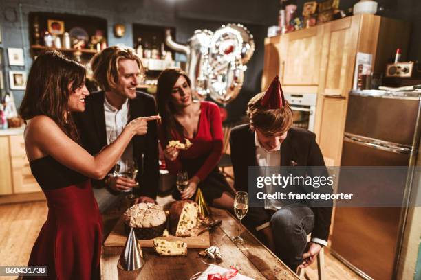 italian new year party - the beat the chic party stock pictures, royalty-free photos & images