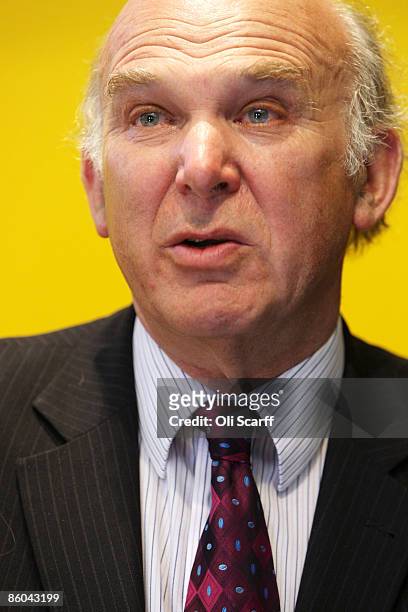 Vince Cable, Shadow Chancellor of the Exchequer for the Liberal Democrats, outlines his party's assessment of the state of the economy ahead of...