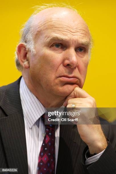 Vince Cable, Shadow Chancellor of the Exchequerfor the Liberal Democrats, outlines his party's assessment of the state of the economy ahead of...