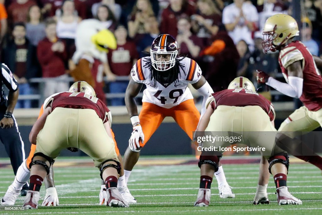 COLLEGE FOOTBALL: OCT 07 Virginia Tech at Boston College