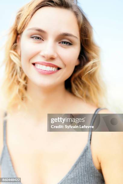 Comedian Margot Luciarte is photographed for Self Assignment on August 23, 2017 in Angouleme, France.