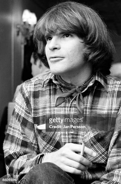 John Fogerty of Creedence Clearwater Revival at a press conference for the band in Copenhagen, April 1970.
