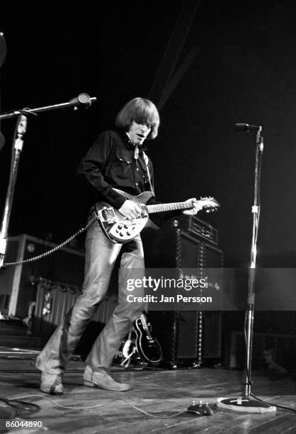 John Fogerty of Creedence Clearwater Revival performs live in Copenhagen, April 1970.