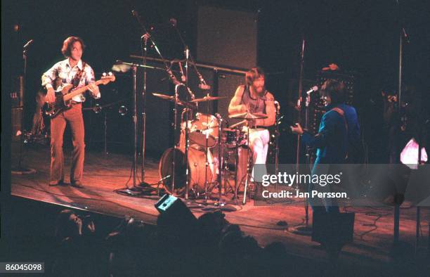 Creedence Clearwater Revival perform live in Copenhagen, September 1971. Stu Cook Doug Clifford John Fogerty