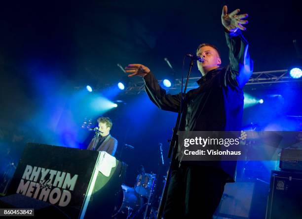 Joey Bradbury and Rowan Martin of The Rhythm Method perform on the Calling Out stage at Kendal Calling Festival at Lowther Deer Park on July 30, 2017...