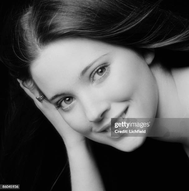 British film actress Lynne Frederick, wife of actor and comedian Peter Sellers, photographed in the Studio on 28th June 1971. .