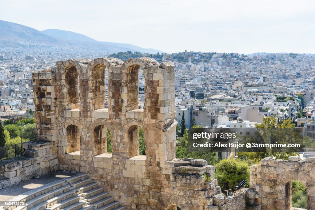 Odeon of Herodes Atticus in Athens, Greece