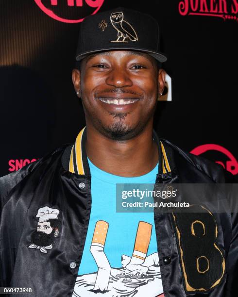 Actor Kris D. Lofton attends the premiere for TBS's "Drop The Mic" and "The Joker's Wild" at The Highlight Room on October 11, 2017 in Los Angeles,...