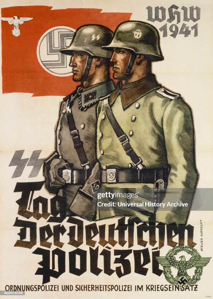 German world war two propaganda poster 1941.