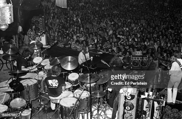 The Grateful Dead with Guest John Cipollina perform at Winterland on October 22, 1978 in San Francisco, California.