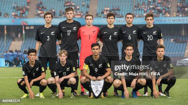 Team of New Zealand prior the FIFA U-17 World Cup India 2017 group A match between Mali and New Zealand at Jawaharlal Nehru Stadium on October 12,...