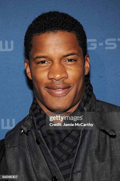 Actor Nate Parker attends the G-Star Fall 2009 Fashion Show at the Hammerstein Ballroom on February 17, 2009 in New York City.