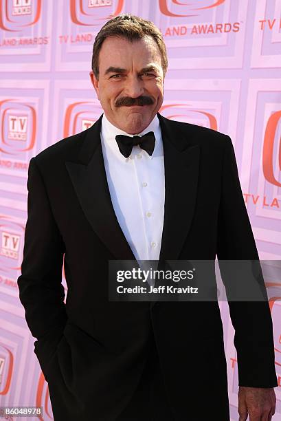 Actor Tom Selleck arrives at the 7th Annual TV Land Awards held at Gibson Amphitheatre on April 19, 2009 in Universal City, California.