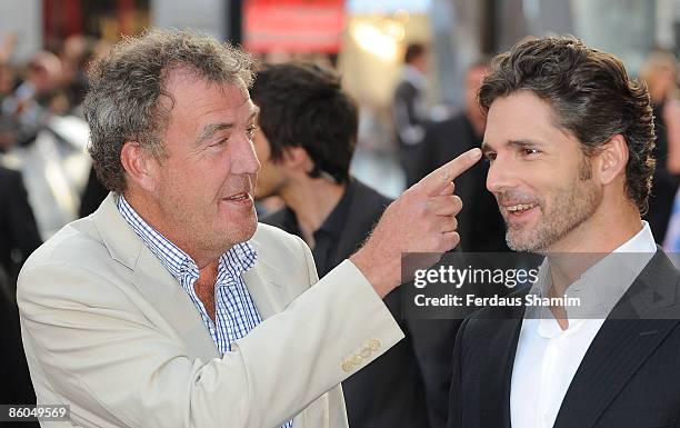 Jeremy Clarkson and Eric Bana attend the UK premiere of Star Trek at Empire Leicester Square on April 20, 2009 in London, England.