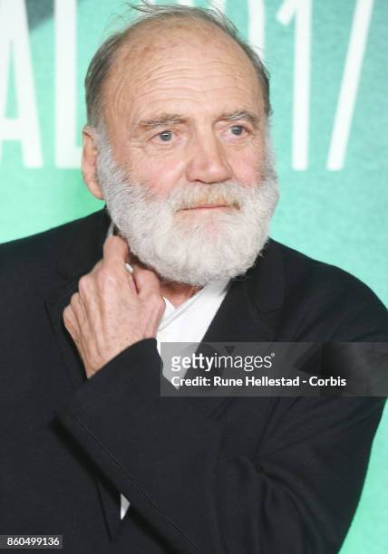 Bruno Ganz attends the UK Premiere of "The Party" during the 61st BFI London Film Festival on October 10, 2017 in London, England.