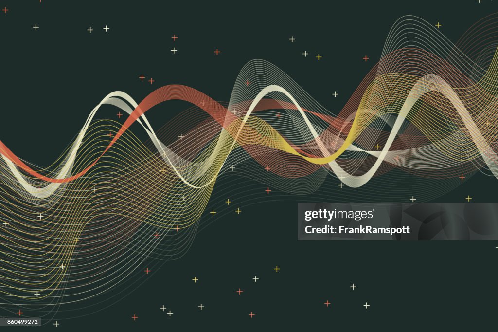 Vintage Wave Pattern Horizontal High-Res Vector Graphic - Getty Images
