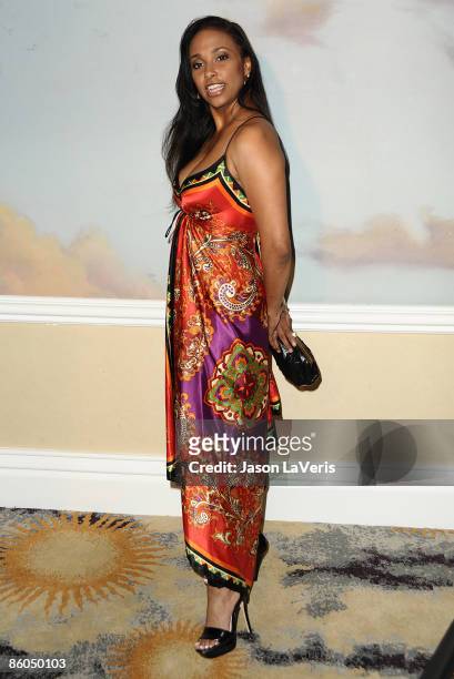 Actress Jazsmin Lewis attends the 2009 Jenesse Silver Rose gala at the Beverly Hills Hotel on April 19, 2009 in Beverly Hills, California.