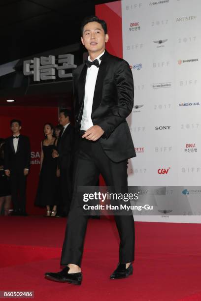 South Korean actor Lee Jung-Jin attends the Opening Ceremony of the 22nd Busan International Film Festival on October 12, 2017 in Busan, South Korea.
