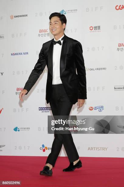 South Korean actor Lee Jung-Jin attends the Opening Ceremony of the 22nd Busan International Film Festival on October 12, 2017 in Busan, South Korea.