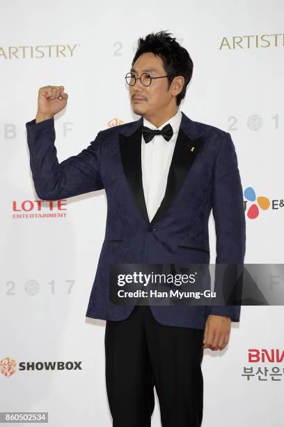 South Korean actor Cho Jin-Woong attends the Opening Ceremony of the 22nd Busan International Film Festival on October 12, 2017 in Busan, South Korea.