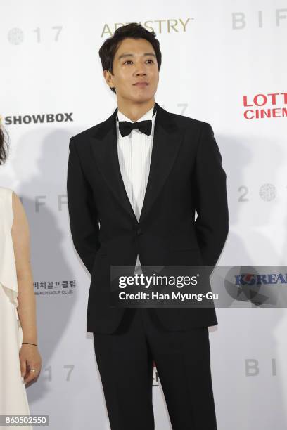 South Korean actor Kim Rae-Won attends the Opening Ceremony of the 22nd Busan International Film Festival on October 12, 2017 in Busan, South Korea.