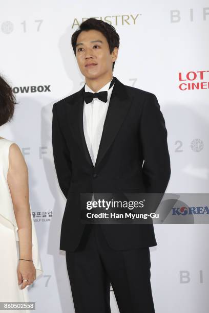 South Korean actor Kim Rae-Won attends the Opening Ceremony of the 22nd Busan International Film Festival on October 12, 2017 in Busan, South Korea.