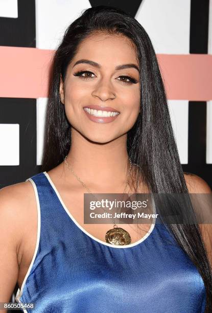 YouTuber Lilly Singh arrives at the Premiere Of YouTube's 'Demi Lovato: Simply Complicated' at the Fonda Theatre on October 11, 2017 in Los Angeles,...