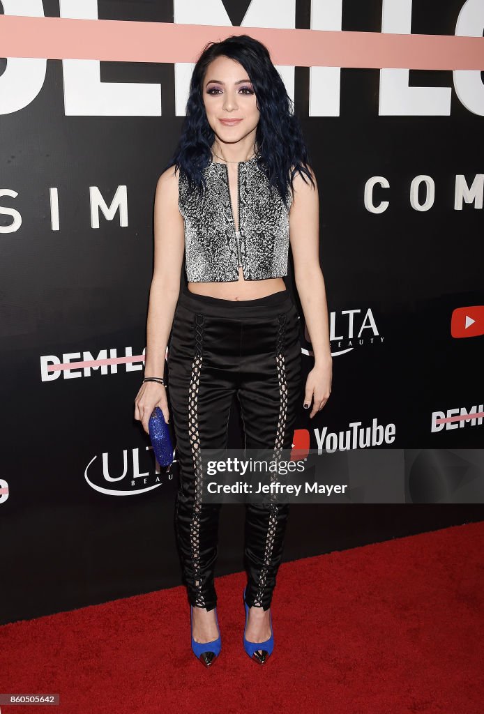 Premiere Of YouTube's 'Demi Lovato: Simply Complicated' - Arrivals
