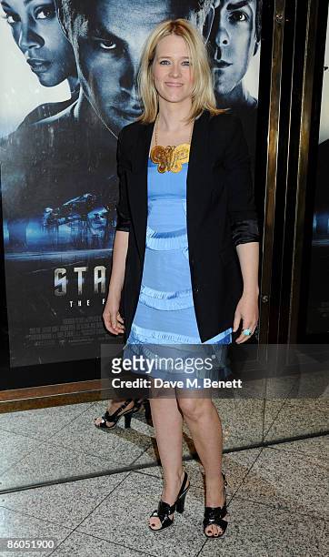 Edith Bowman attends the UK film premiere of 'Star Trek', at the Empire Leicester Square on April 20, 2009 in London, England.