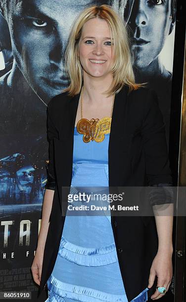 Edith Bowman attends the UK film premiere of 'Star Trek', at the Empire Leicester Square on April 20, 2009 in London, England.