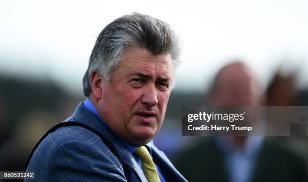 Trainer Paul Nicholls at Exeter Racecourse on October 12, 2017 in Exeter, England.