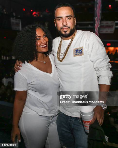 Felisha Monet and French Montana at Revolution Live on October 11, 2017 in Fort Lauderdale, Florida.