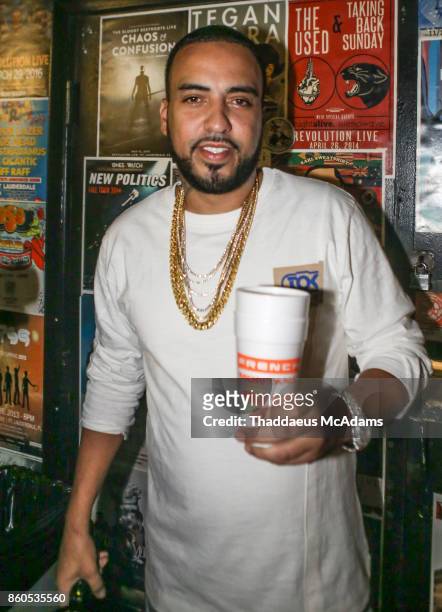 French Montana at Revolution Live on October 11, 2017 in Fort Lauderdale, Florida.