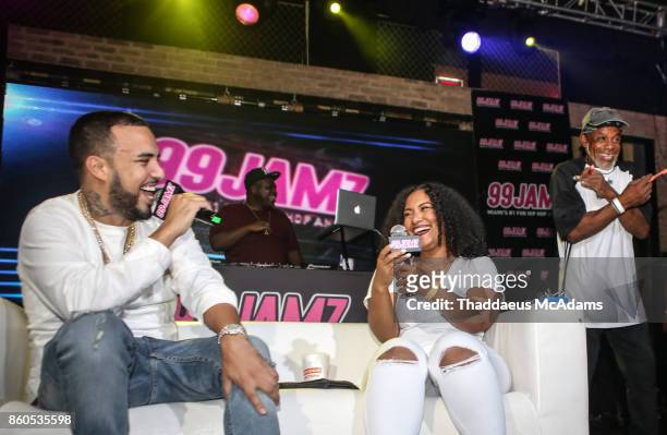 French Montana and Felisha Monet at Revolution Live on October 11, 2017 in Fort Lauderdale, Florida.