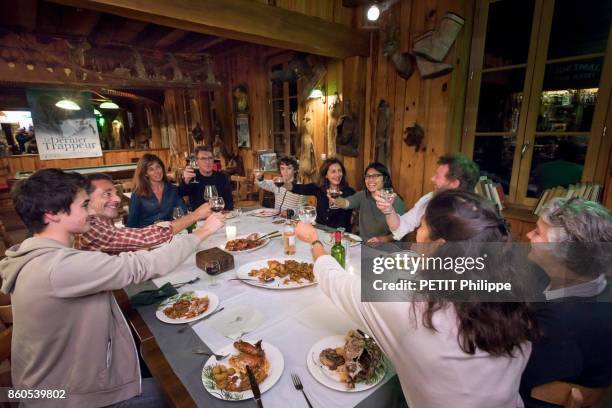 Nicolas Vanier is photographed for Paris Match on September 15, 2017 at his home in Villoings Sologne with the actors of his new film L'Ecole...