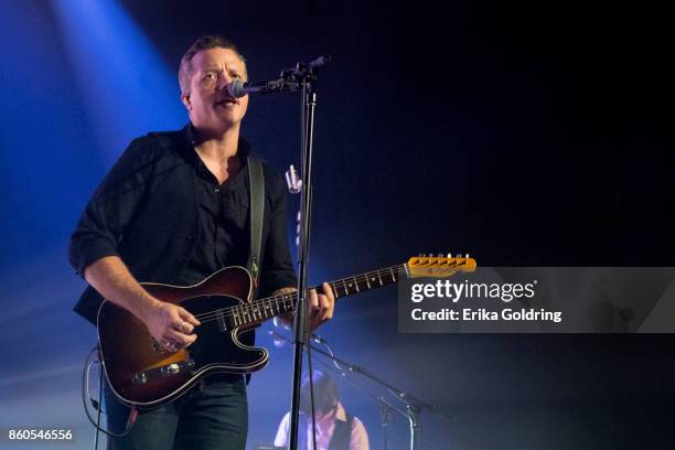 Jason Isbell performs at Ryman Auditorium on October 11, 2017 in Nashville, Tennessee.