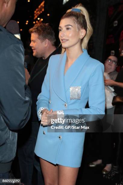 Model Hailey Baldwin is seen on October 11, 2017 in Los Angeles, CA.