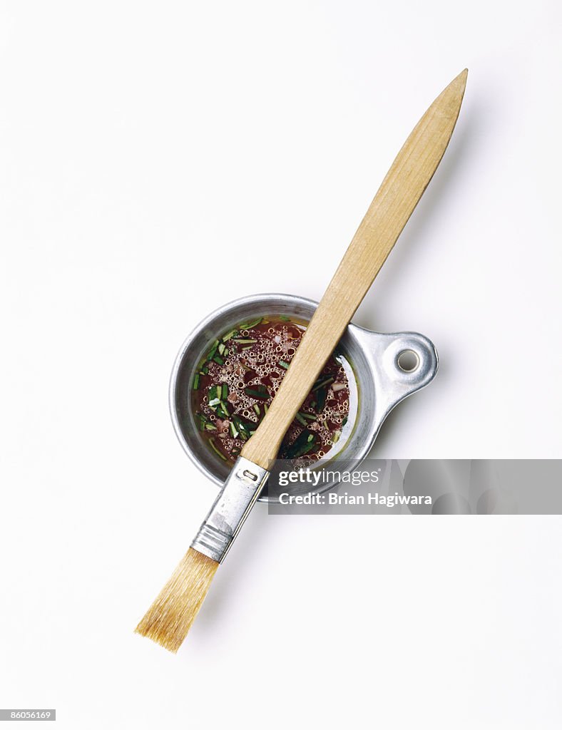 Soy sauce scallion marinade
