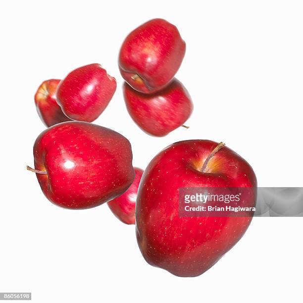 delicious apples - red apples stock pictures, royalty-free photos & images