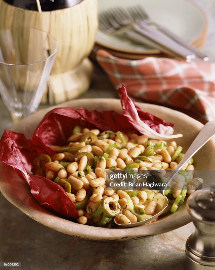 White bean salad